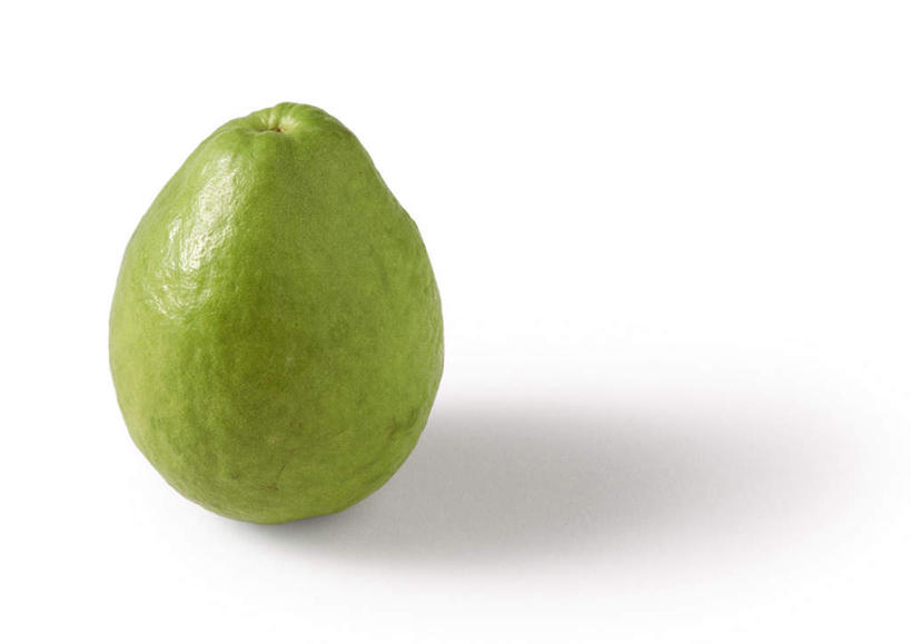 无人,横图,俯视,室内,特写,白天,白色背景,餐桌,桌子,静物,水果,新鲜,生食,食品,果实,芭乐,食物,一个,绿色,番石榴,摄影,有机食品,绿色食品,影棚,单个,餐台,拔子,番石榴子,彩图,高角度拍摄,影棚拍摄,拍摄