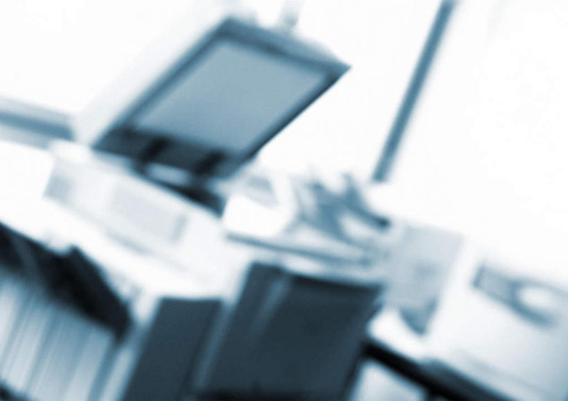 无人,办公室,横图,黑白,室内,特写,白天,正面,窗户,家具,桌子,静物,办公桌,办公用品,玻璃窗,复印机,一台,办公设备,复印,影印,影印机,办公家具,打印