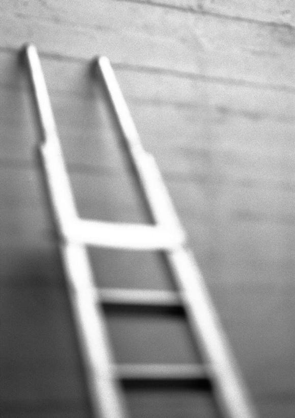 无人,攀登,竖图,黑白,室外,特写,白天,正面,静物,阴影,反射,光线,梯子,影子,阶梯,墙,墙壁,墙面,一个,木制品,靠,靠着,倚靠,爬,单个,攀爬