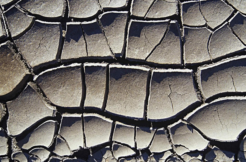 无人,横图,俯视,室外,白天,沙漠,阴影,反射,影子,泥土,土壤,自然灾害,裂纹,干旱,灾难,劫难,磨难,灾祸,大漠,砂漠,彩图,高角度拍摄,灾害