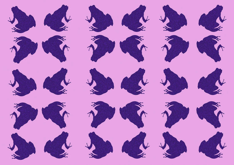 无人,横图,插画,室内,白天,正面,数码,科技,青蛙,野生动物,许多,阴影,红色背景,网络,高光,几何,计算机图形,合成,图画,画,排列,紫色,动物,可爱,活泼,电脑合成图,数码合成图,队列,漫画,写实,具体,具象,彩图