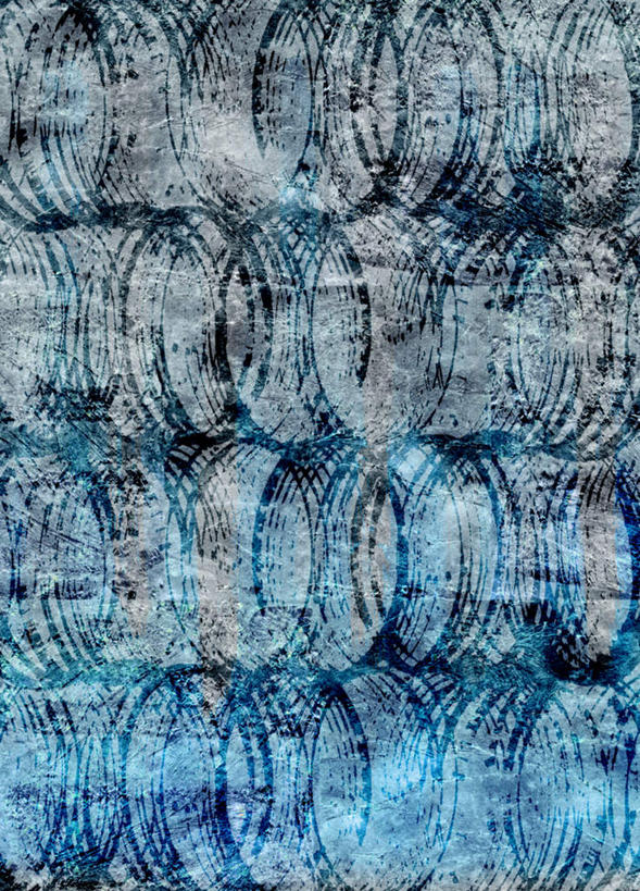 无人,竖图,插画,室内,白天,正面,复古,数码,科技,阴影,网络,圆形,圆,高光,几何,计算机图形,合成,图画,画,蓝色,灰色,电脑合成图,数码合成图,恐怖,合成图,压抑,老旧,漫画,写实,具体,具象,彩图