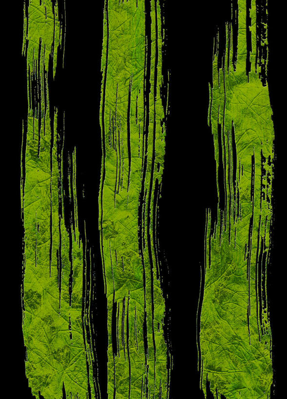 无人,竖图,插画,室内,白天,背景,正面,数码,科技,阴影,网络,墨水,高光,几何,计算机图形,合成,图画,画,绿色,黑色,电脑合成图,数码合成图,恐怖,压抑,漫画,写实,具体,具象,彩图