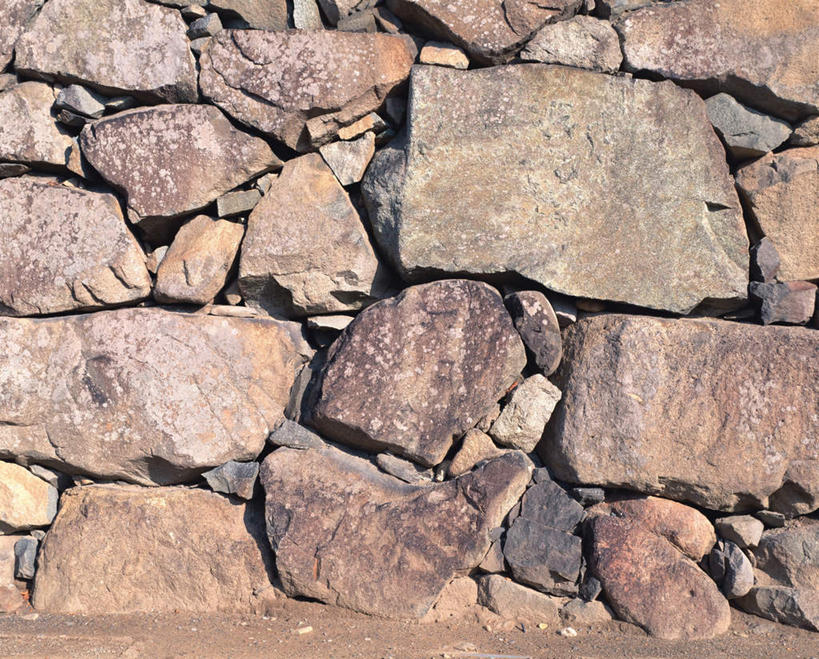 无人,横图,室外,白天,正面,石头,一堆,许多,阴影,堆叠,堆积,光线,纹路,石子,纹理,影子,墙,石墙,墙壁,墙面,阳光,堆,紧密,肌理,石块,岩石,彩图