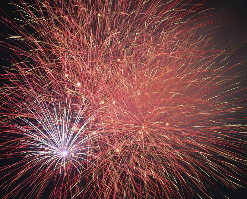 无人,横图,室外,夜晚,仰视,爆炸,烟火,火花,天空,焰火,天,闪耀,晴朗,闪烁,壮丽,礼花,五彩缤纷,烂漫,万里无云,花炮,礼花炮,绚烂,闪动,闪灼,灿艳,绮丽,绚丽,烟花,晴空,晴空万里,彩图,低角度拍摄