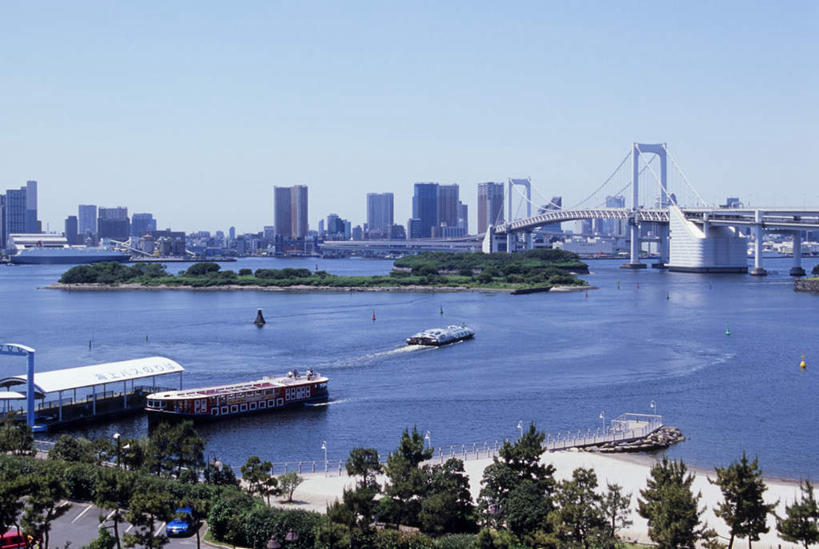 无人,横图,俯视,室外,白天,度假,海浪,海洋,美景,植物,城市风光,城市,大桥,立交桥,桥梁,东京,日本,亚洲,波纹,飞溅,溅,液体,景观,浪花,高架,斜拉桥,桥,彩虹桥,娱乐,树,树木,蓝色,绿色,蓝天,水纹,天空,自然,海水,船尾波,波浪,天,享受,休闲,景色,放松,生长,成长,喷洒,海景,东亚,本州,关东地方,本州岛,日本国,东京都,台场,大海,风浪,海,海水的波动,近岸浪,涌浪,彩图,高角度拍摄