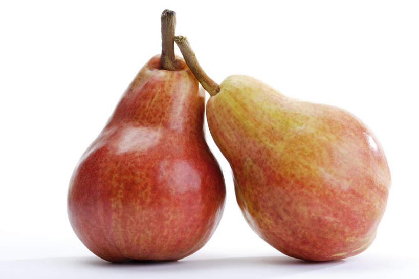 无人,横图,室内,特写,白天,白色背景,正面,梨,水果,阴影,新鲜,反射,影子,生食,食品,果实,食物,两个,香梨,摄影,有机食品,绿色食品,影棚,生梨,彩图,影棚拍摄,拍摄