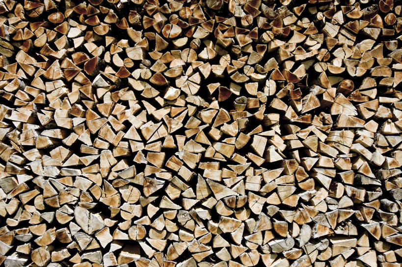 无人,横图,室外,白天,正面,一排,许多,整齐,木材,很多,木柴,排列,木料,堆,队列,彩图