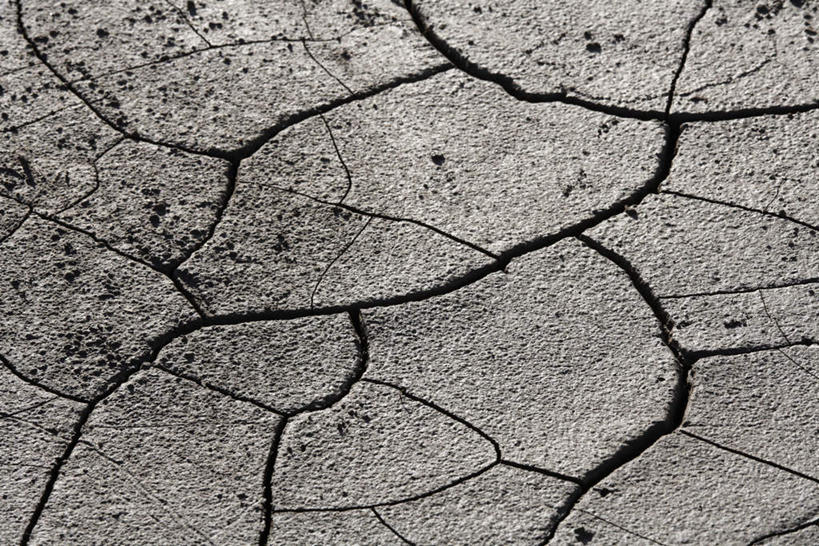 无人,横图,俯视,室外,特写,白天,破碎,纹路,纹理,泥土,土壤,碎裂,破裂,分裂,肌理,彩图,高角度拍摄,决裂