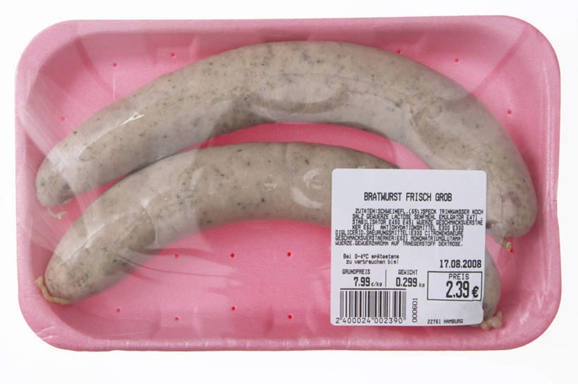 无人,横图,俯视,室内,特写,白天,白色背景,烹饪,西餐,袋子,塑料,肉,香肠,料理,食品,菜肴,美食,肉类,盒子,食物,塑料制品,西式,摄影,佳肴,影棚,账单,票据,发票,小票,肉食,塑封,彩图,高角度拍摄,影棚拍摄,拍摄,密封袋,收据,塑封袋