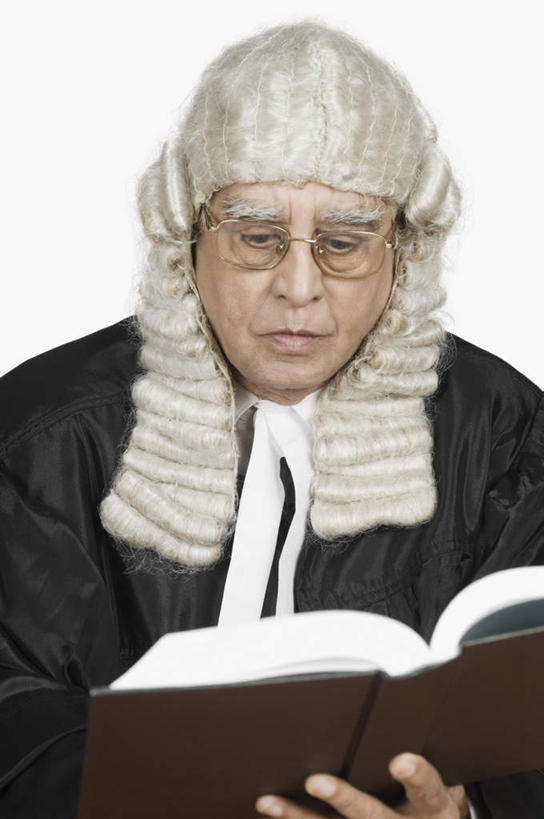 一个人,法官,站,竖图,室内,白天,白色背景,正面,工作服,制服,书籍,亚洲,仅一个男性,仅一个人,仅一个中年男性,戴,握,阴影,光线,假发,眼镜,影子,拿,拿着,注视,阳光,观察,看,站着,握着,摄影,影棚,观看,察看,关注,近视眼镜,工作制服,男人,男性,中年男性,亚洲人,印度人,书,图书,站立,半身,彩图,影棚拍摄,工作套服,拍摄,判事,推事