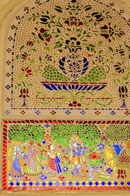 无人,竖图,室内,白天,仰视,旅游,度假,绘画,天花板,标志建筑,地标,建筑,印度,亚洲,艺术,装饰,墙,屋顶,顶棚,文化,娱乐,建设,壁画,墙壁,墙面,享受,休闲,旅游胜地,放松,华丽,修饰,点缀,南亚,首府,拉贾斯坦邦,拉贾斯坦,印度共和国,琥珀堡,衬托,美观,雅致,雅观,红粉之城,斋普尔,画画,彩图,低角度拍摄