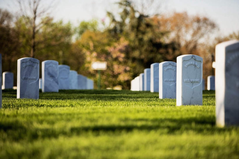 无人,横图,室外,白天,正面,旅游,度假,草地,草坪,名胜古迹,树林,植物,标志建筑,地标,建筑,美国,阴影,朦胧,模糊,遗迹,光线,影子,建筑群,古迹,文物,娱乐,建设,古建筑,草,树,树木,排列,蓝色,绿色,蓝天,天空,阳光,自然,天,享受,休闲,墓地,旅游胜地,放松,生长,晴朗,成长,坟墓,陵墓,北美洲,美洲,坟场,古文明,万里无云,弗吉尼亚,弗吉尼亚州,阿灵顿,北亚美利加洲,亚美利加洲,维吉尼亚,老自治领州,摆列,阿灵顿县,晴空,晴空万里,彩图,布列,分列