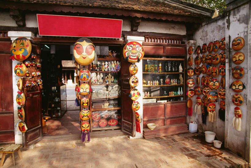 无人,博物馆,商店,横图,室外,白天,正面,度假,美景,城市风光,城市,越南,亚洲,吊挂,悬挂,研究,面具,景观,首都,教育,挂,娱乐,商铺,享受,休闲,景色,放松,东南亚,展览,欣赏,陈列,河内,越南社会主义共和国,百花春城,市肆,商号,典藏,彩图,店铺