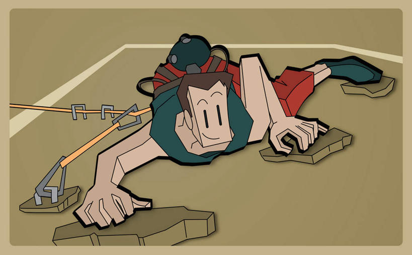 西方人,一个人,无人,笑,攀登,微笑,横图,俯视,插画,室内,白天,运动服,锻炼,旅游,度假,探险,运动,数码,科技,攀岩,石头,欧洲,欧洲人,仅一个男性,仅一个人,握,阴影,服装,网络,石子,墙,岩壁,高光,几何,计算机图形,合成,图画,注视,娱乐,极限运动,墙壁,墙面,画,仅一个年轻男性,衣服,绳子,观察,看,享受,休闲,爬,放松,握着,服饰,观看,绳索,电脑合成图,数码合成图,察看,衣着,合成图,穿着,关注,室外运动,户外运动,漫画,写实,具体,具象,衣饰,攀岩墙,冒险,体育,男人,男性,年轻男性,白种人,石块,岩石,登山,攀爬,彩图,高角度拍摄,全身,健身,登山绳,首绳,提升钢丝绳,提升绳,主绳,运动装