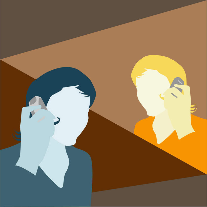 西方人,无人,两个人,伙伴,朋友,说,打电话,竖图,插画,室内,白天,正面,讨论,友谊,数码,科技,电话,手机,欧洲,欧洲人,握,阴影,服装,网络,高光,几何,计算机图形,拿,合成,图画,拿着,休闲装,通讯设备,画,衣服,休闲,休闲服,握着,服饰,电脑合成图,数码合成图,合成图,漫画,写实,具体,具象,交流,友情,年轻女性,女人,女性,白种人,沟通,讲话,交谈,商讨,说话,谈话,通话,半身,彩图,两部