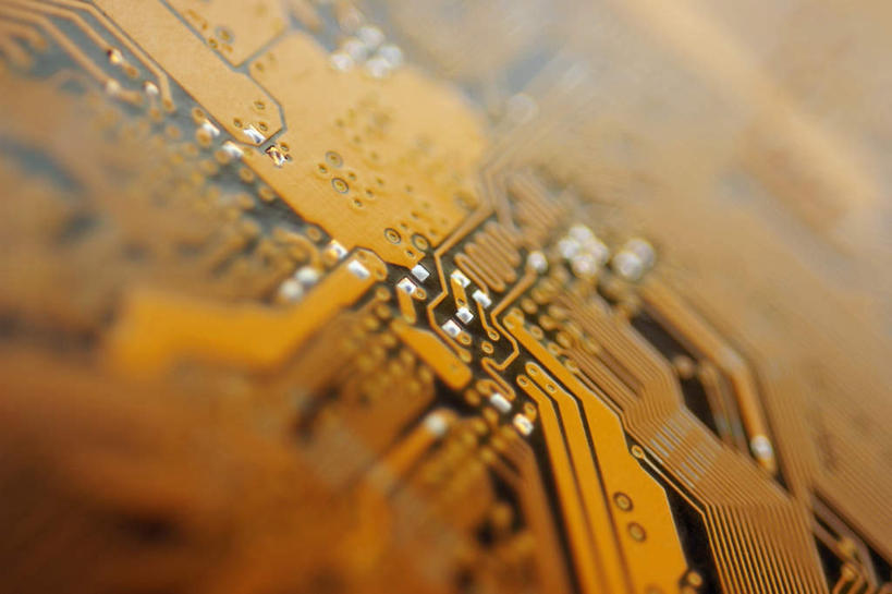 无人,横图,俯视,室内,特写,白天,静物,阴影,朦胧,模糊,反射,电路板,影子,黄色,摄影,影棚,线路板,印刷电路板,PCB板铝基板,PCB电路板,超薄电路板,超薄线路板,高频板,彩图,高角度拍摄,影棚拍摄,拍摄