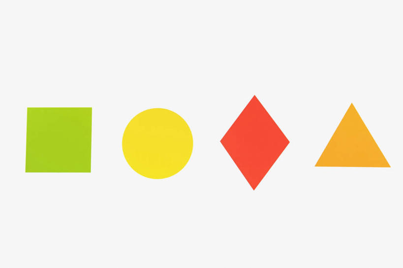 无人,横图,俯视,室内,特写,白天,白色背景,静物,阴影,反射,方块,三角形,影子,圆,菱形,红色,绿色,橙色,摄影,影棚,彩图,高角度拍摄,影棚拍摄,拍摄