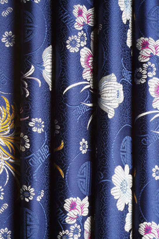 无人,竖图,室内,特写,白天,正面,静物,阴影,花纹,装饰,盛开,反射,布,布料,图案,影子,花蕾,布纹,花,花瓣,花朵,鲜花,蓝色,花苞,花蕊,华丽,修饰,布匹,点缀,衬托,美观,雅致,雅观,织锦,彩图,锦缎,染织,丝织物,织锦缎