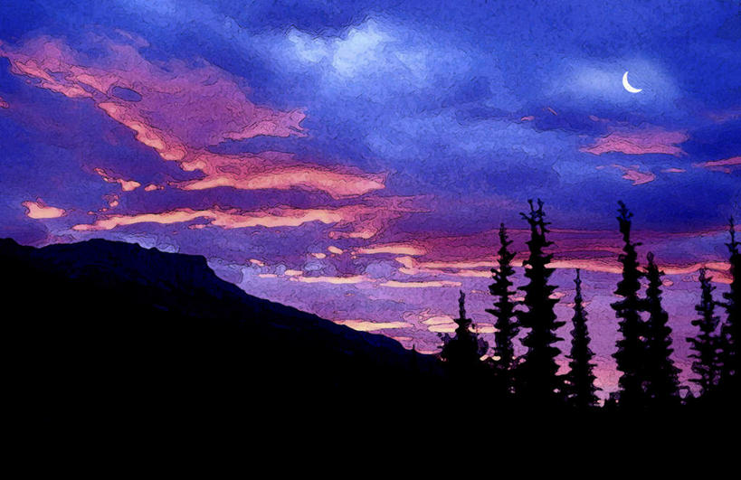 无人,横图,室外,白天,仰视,旅游,度假,美景,日落,山,山脉,树林,植物,美国,景观,山峰,晚霞,霞光,月亮,落日,山峦,月光,背光,娱乐,树,树木,绿色,自然,黄昏,群山,享受,休闲,景色,彩霞,放松,生长,成长,明亮,北美,北美洲,国家公园,自然风光,美洲,逆光,阿拉斯加,阿拉斯加州,北亚美利加洲,亚美利加洲,皎洁,最后的边疆,午夜阳光之地,德纳里国家公园,夕照,夕阳,彩图,低角度拍摄,斜阳