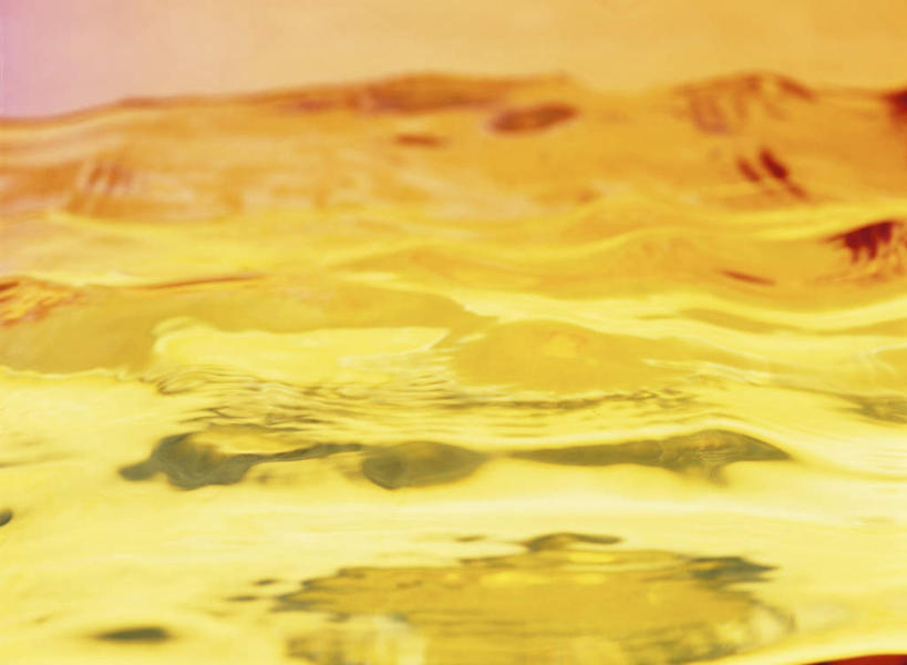 无人,横图,室内,特写,白天,正面,水,波纹,朦胧,模糊,曲折,弯曲,曲线,液体,水滴,水珠,黄色,水纹,波浪,弧度,橙色,流动,蜿蜒,弧线,彩图
