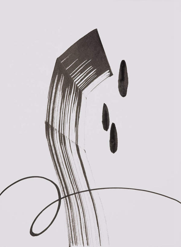 无人,竖图,室内,白天,正面,抽象,绘画,灰色背景,日本文化,艺术,纹路,纹理,线条,古典,文化,黑色,灰色,工艺品,品味,美术,水彩画,高雅,肌理,美学,彩图,吹画,吹墨画