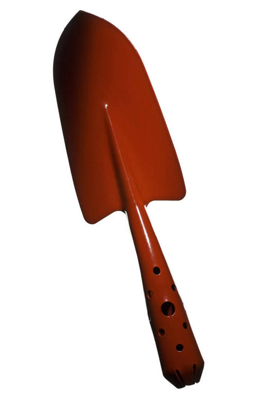 无人,竖图,俯视,室内,特写,白天,白色背景,静物,金属制品,金属,工具,一个,红色,摄影,铁锹,影棚,单个,农具,耕具,彩图,高角度拍摄,影棚拍摄,拍摄