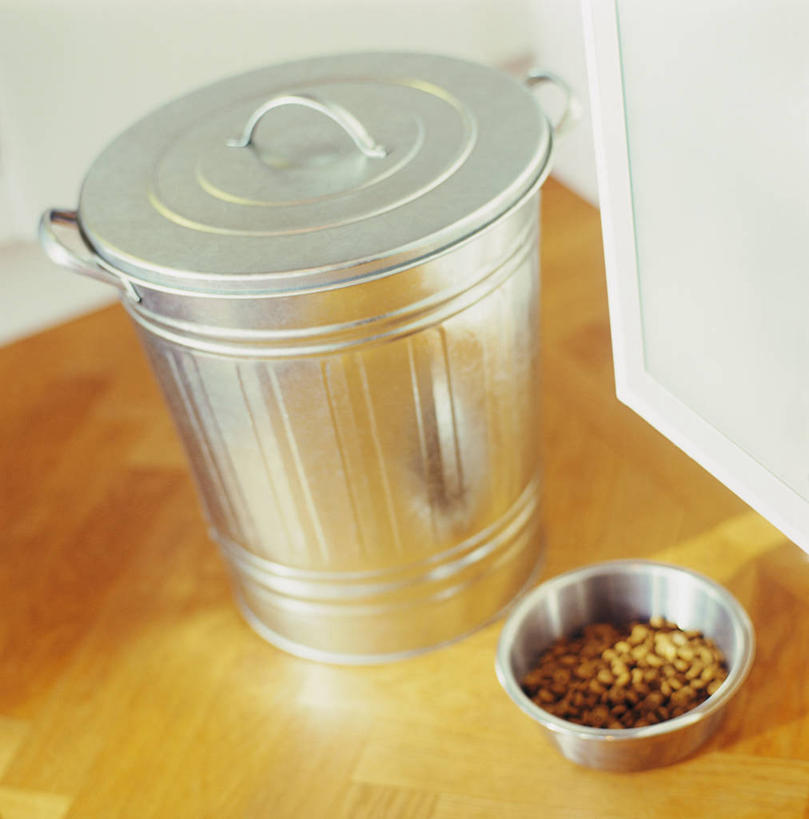 无人,竖图,俯视,室内,特写,白天,厨房,地板,一堆,阴影,堆叠,堆积,环保,反射,影子,塑料,食品,垃圾桶,地面,营养,木地板,食物,容器,塑料制品,碗,能源,储藏,堆,垃圾箱,回收,资源,狗粮,储存,饲料,利用,低碳,循环,持续,彩图,高角度拍摄,灶间,犬粮,狗碗,贮存