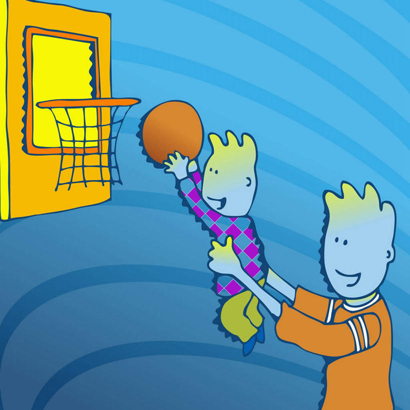 西方人,儿童,中年人,无人,两个人,家庭,父亲,儿子,站,举,抱,笑,微笑,方图,插画,室内,白天,正面,纯洁,数码,科技,篮球,欧洲,欧洲人,握,阴影,服装,网络,篮球装备,高光,几何,计算机图形,拿,合成,图画,拿着,注视,休闲装,运动器械,画,小孩,衣服,观察,看,托,站着,休闲,温暖,温馨,父子,一家人,休闲服,健身器械,父爱,可爱,童年,童趣,握着,服饰,抱着,观看,电脑合成图,数码合成图,和睦,察看,搂着,合成图,关注,篮框,健身器材,漫画,篮球运动,童真,烂漫,无邪,写实,具体,具象,天真,男孩,男人,男性,中年男性,白种人,孩子,举起,举手,举着,搂,搂抱,向上举,向上伸,向上托,站立,半身,彩图,融洽,运动器材,男生