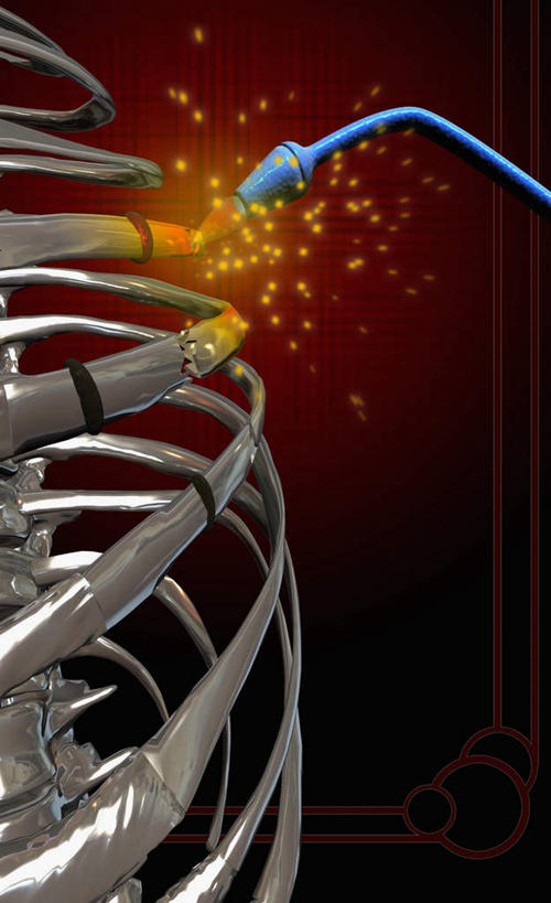 骨骼,无人,竖图,插画,室内,特写,白天,正面,数码,科技,连接,阴影,组合,网络,火花,骨头,高光,几何,计算机图形,合成,图画,画,一个,单个,电焊,焊接,电脑合成图,数码合成图,骨架,紧固,合成图,拼接,拼凑,漫画,焊枪,写实,具体,具象,拼合,凑集,聚合,撮合,牢固,电弧焊,彩图