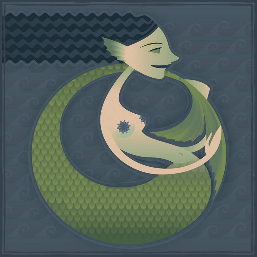 西方人,无人,方图,插画,室内,白天,侧面,数码,科技,欧洲,欧洲人,阴影,网络,高光,几何,计算机图形,合成,图画,注视,裸露,画,观察,看,观看,电脑合成图,数码合成图,察看,合成图,关注,裸,漫画,写实,具体,具象,白种人,彩图,全身,美人鱼