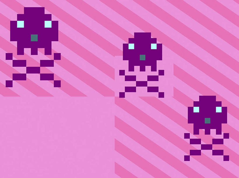 无人,横图,插画,室内,白天,正面,数码,科技,指示牌,阴影,网络,标志,马赛克,文字,高光,几何,计算机图形,警告,合成,图画,标识,画,三个,粉色,警示,禁止,电脑合成图,数码合成图,提醒,合成图,提示,限制,漫画,写实,具体,具象,危险,彩图