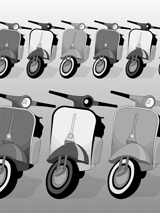 无人,竖图,插画,室内,白天,正面,数码,科技,一排,许多,阴影,灰色背景,整齐,网络,电动车,很多,高光,几何,计算机图形,合成,图画,车,电瓶车,画,排列,灰色,交通工具,电脑合成图,数码合成图,合成图,队列,载具,漫画,写实,具体,具象,柔和,大方,细致,中间色,朴素,平稳,彩图