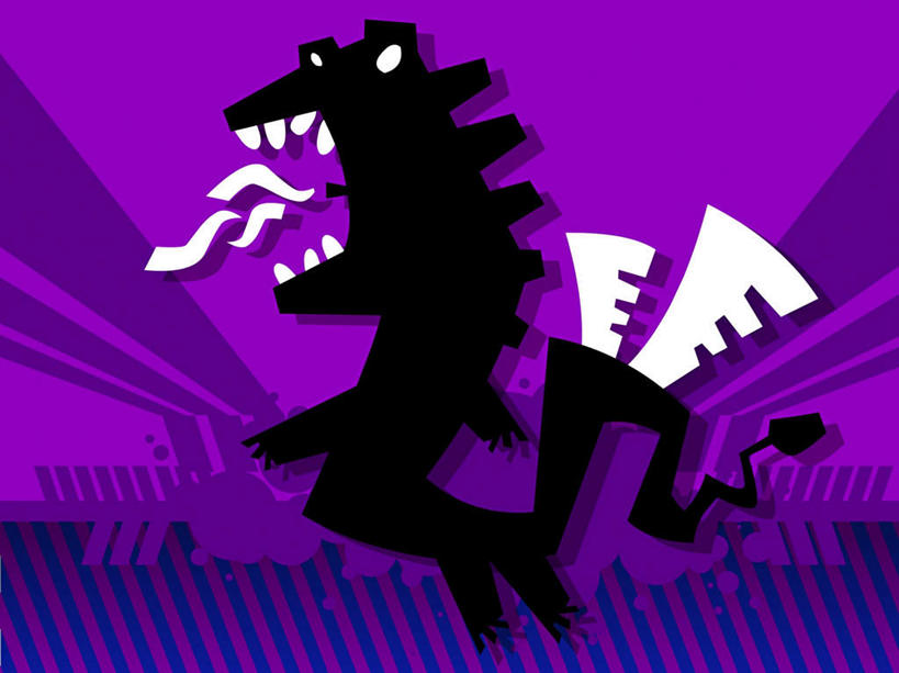 无人,站,横图,插画,室内,白天,正面,成功,数码,科技,阴影,网络,龙,高光,几何,计算机图形,合成,图画,注视,文化,传统,十二生肖,画,紫色,黑色,观察,看,站着,张嘴,属相,生肖,观看,电脑合成图,数码合成图,察看,合成图,高贵,关注,图腾,传说,漫画,张大嘴巴,写实,具体,具象,祥瑞,灵兽,兽历,权势,尊荣,幸运,张开嘴,站立,彩图,全身