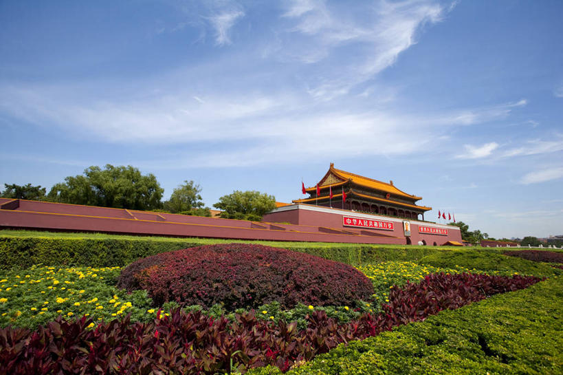 无人,故宫,天安门,横图,室外,白天,旅游,度假,骄傲,建筑,北京,中国,亚洲,大门,首都,宏伟,历史,传统,城墙,蓝色,风景,地标建筑,摄影,城楼,风格,都市风光,中国文化,古典风格,东亚,万里无云,彩图,旅行,传统文化,过去