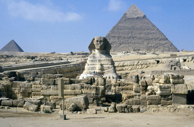 无人,横图,室外,建筑,非洲,埃及,开罗,历史,风景,地标建筑,金字塔,摄影,考古学,中东,狮身人面像,法老,吉萨,斯芬克斯,古埃及文明,彩图,旅行,过去