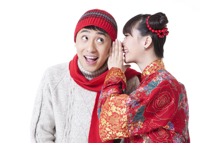 东方人,成年人,两个人,笑,微笑,露齿笑,横图,留白,白色背景,正面,毛衣,快乐,幸福,帽子,北京,中国,春节,亚洲,祝福,听,休闲装,传统,盛装,衣服,围巾,摄影,影棚,幽默,愉悦,秘密,发髻,中国文化,摄影棚,耳语,东亚,编织帽,异性恋,男人,男性,年轻男性,年轻女性,女人,女性,亚洲人,中国人,年轻人,半身,彩图,影棚拍摄,传统服装,装扮,拍摄,伴侣,唐装,翻白眼,传统文化,挨着,传统节日