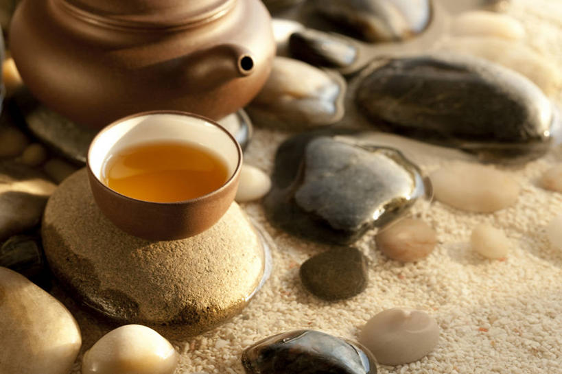 无人,横图,特写,茶,茶道,茶叶,食品,饮品,杯,饮食,食物,饮料,茶壶,容器,鹅卵石,摄影,紫砂壶,可口,中国文化,热饮,东亚文化,适口,茶杯,彩图,影棚拍摄,传统文化