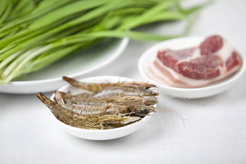 无人,横图,蔬菜,静物,北京,亚洲,准备,丰富,肉,虾,食品,饮品,猪肉,主食,饮食,食物,饮料,绿色,盘子,摄影,有机食品,生活方式,可口,清新,肉制品,东亚,健康食物,韭,适口,彩图,影棚拍摄