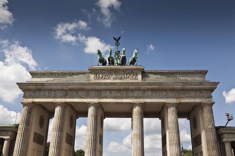 无人,横图,建筑,雕塑,德国,欧洲,柱子,首都,图像,历史,柏林,风景,地标建筑,摄影,建造,都市风光,勃兰登堡大门,彩图,旅行,建筑结构