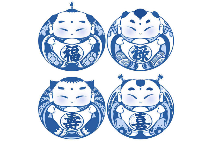 婴儿,儿童,无人,横图,插画,留白,白色背景,快乐,幸福,纯洁,运气,数码,科技,春节,阴影,对称,装饰,网络,符号,娃娃,高光,几何,计算机图形,祝福,合成,图画,传统,画,装饰品,蓝色,白色,福字,四个,汉字,卡通,可爱,童年,童趣,财富,摄影,影棚,幽默,电脑合成图,数码合成图,创造力,高雅,简单,合成图,中国文化,摄影棚,古典风格,漫画,泥人,童真,喜字,烂漫,无邪,写实,具体,具象,想法,天真,彩图,影棚拍摄,欢乐,拍摄,拜年,元宝,传统文化,拟人