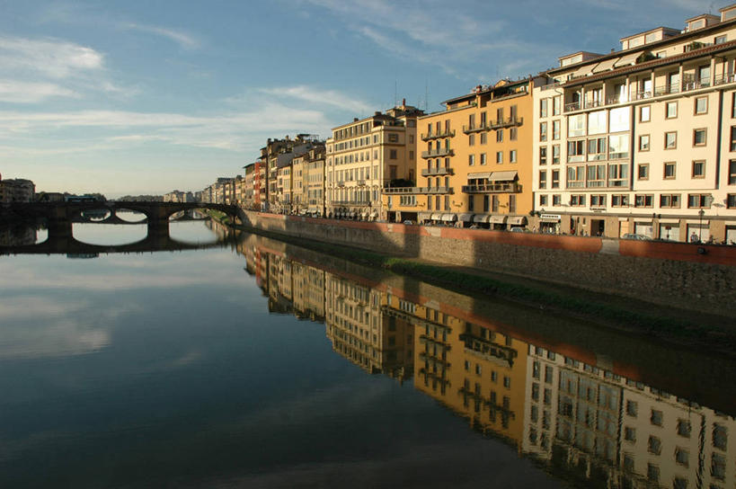无人,横图,室外,河流,建筑,意大利,佛罗伦萨,欧洲,反射,房屋,流水,城镇,图像,风景,摄影,建造,流动,住房,都市风光,反射镜,意大利文化,托斯卡纳区,亚诺河,彩图,旅行