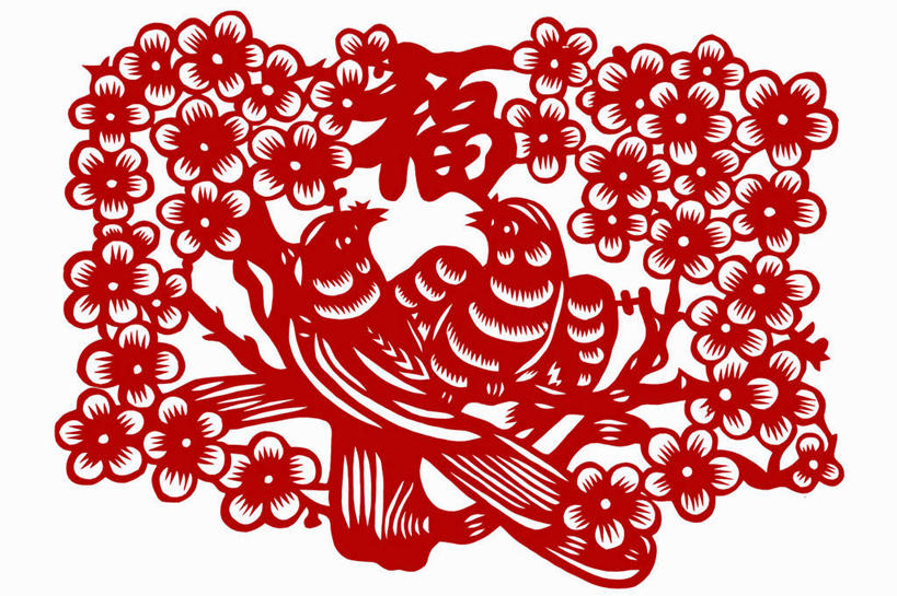 横图,俯视,室内,正面,桌子,北京,中国,春节,亚洲,庆祝,艺术,装饰,红色,白色,剪纸,摄影,古董,手艺,繁荣,元旦,式样,开端,彩图,高角度拍摄,影棚拍摄,欢乐,传统节日