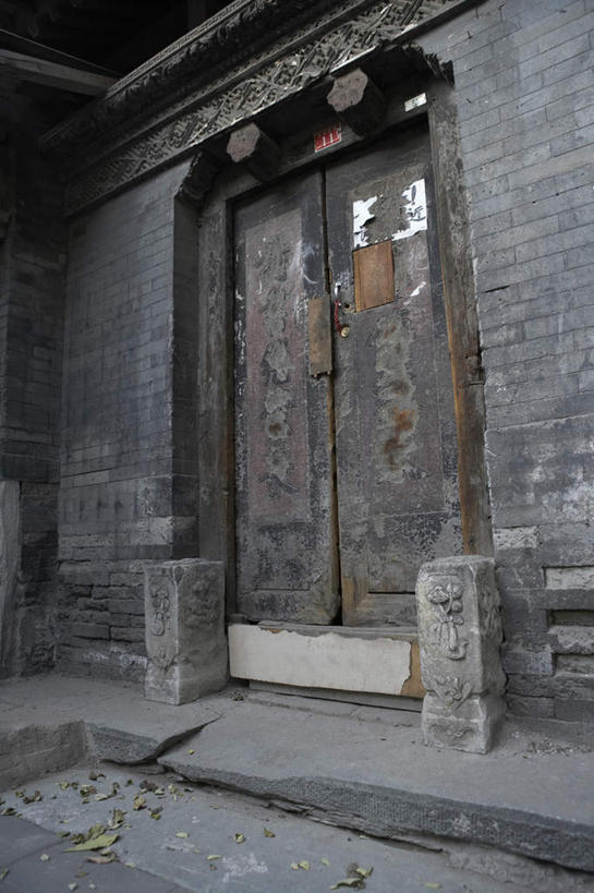 无人,竖图,室外,正面,仰视,北京,中国,墙,摄影,东亚,破败,彩图,低角度拍摄