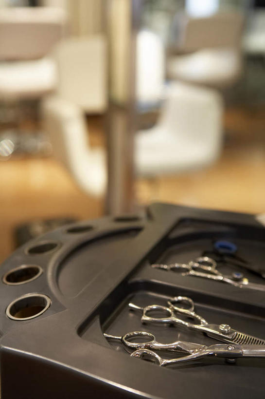 无人,竖图,俯视,侧面,时尚,北京,中国,亚洲,剪刀,梳子,摄影,美发用品,发型,彩图,高角度拍摄