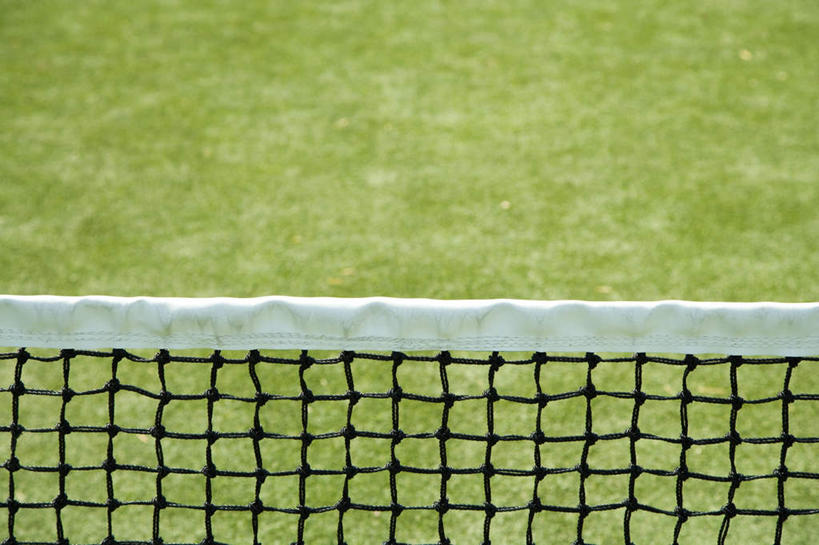 无人,横图,俯视,室外,白天,留白,游戏,运动,上海,日光,网,娱乐,摄影,愉悦,网球运动,休闲活动,彩图,高角度拍摄