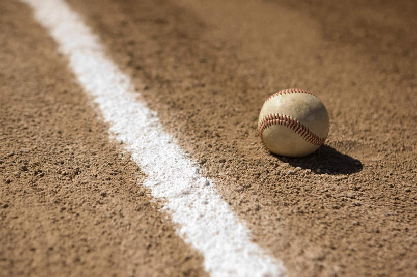 无人,体育馆,运动场,方图,室外,白天,留白,运动,棒球,垒,棒球场,泥土,田地,球场,场地,体育场,球,树,摄影,播放,美国文化,万里无云,运动馆,白垩,彩图