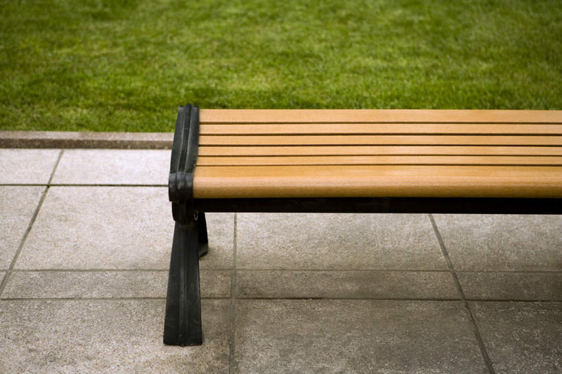 无人,公园,横图,室外,长椅,座位,草