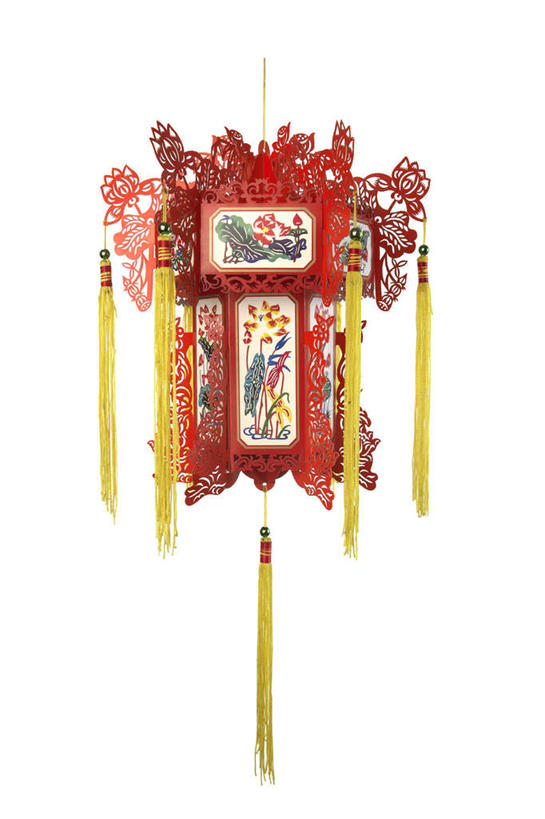 竖图,白色背景,静物,中国,春节,吊挂,悬挂,艺术,装饰,灯笼,挂,中国文化,手艺,东亚,元旦,彩图,影棚拍摄,传统文化,传统节日