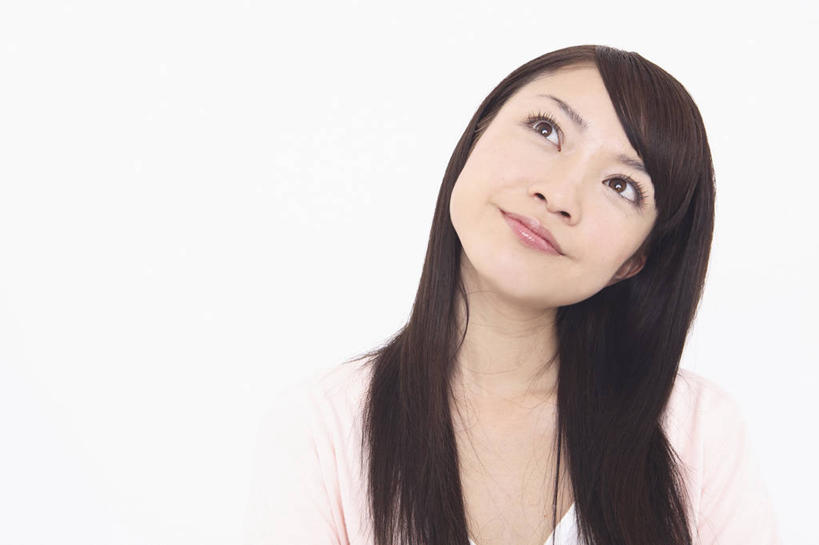 东方人,微笑,室内,白色背景,生活方式,肖像,女人,亚洲人,年轻人,彩图,影棚拍摄